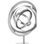Hamilton Interiors Accessories Mirano Silver Finish Spiral Sculpture House of Isabella UK