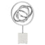 Hamilton Interiors Accessories Mirano Silver Finish Spiral Sculpture House of Isabella UK