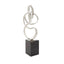 Hamilton Interiors Accessories Mirano Silver Nickel Finish Knot Sculpture House of Isabella UK