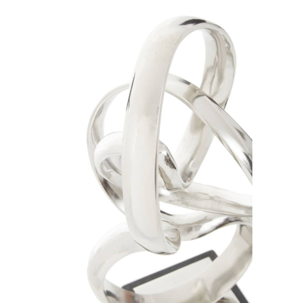 Hamilton Interiors Accessories Mirano Silver Nickel Finish Knot Sculpture House of Isabella UK