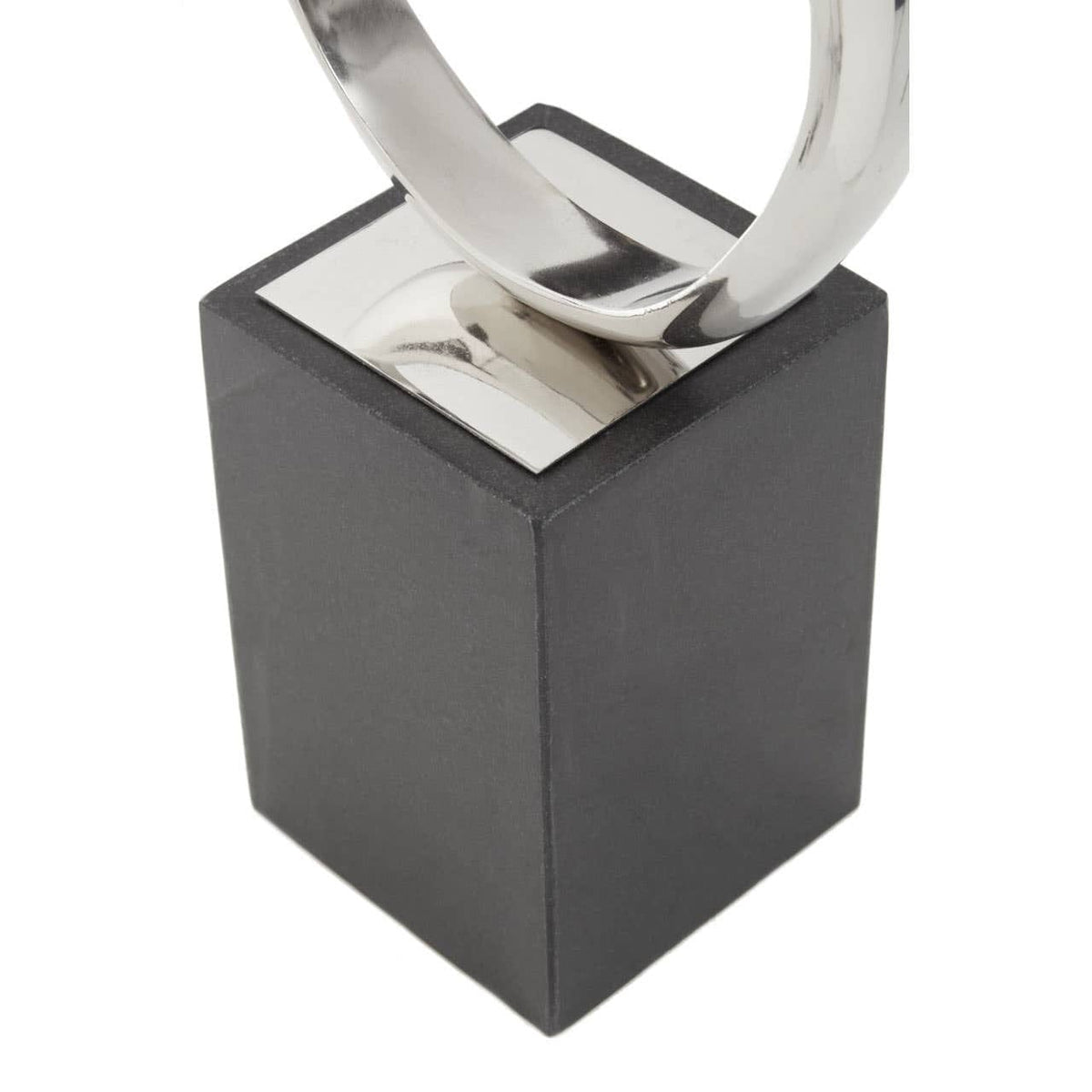 Hamilton Interiors Accessories Mirano Silver Nickel Finish Knot Sculpture House of Isabella UK
