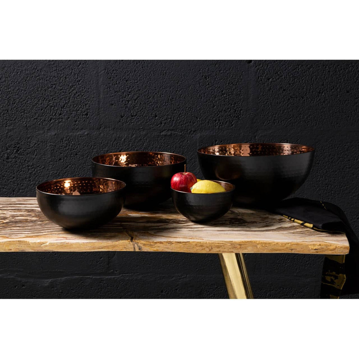 Hamilton Interiors Accessories Miressa Small Hammered Serving Bowl House of Isabella UK
