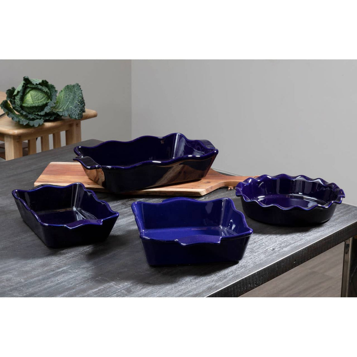 Hamilton Interiors Accessories Modern Retro Round Dish With Curved Edges House of Isabella UK