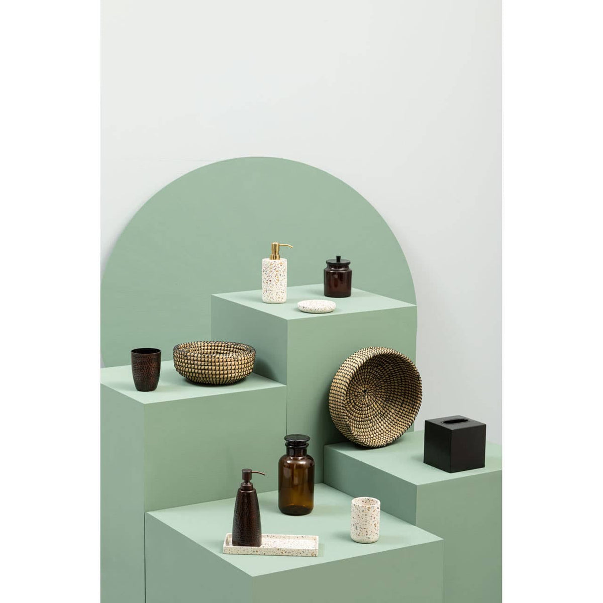 Hamilton Interiors Accessories Mozie Terrazzo Effect Soap Dish House of Isabella UK