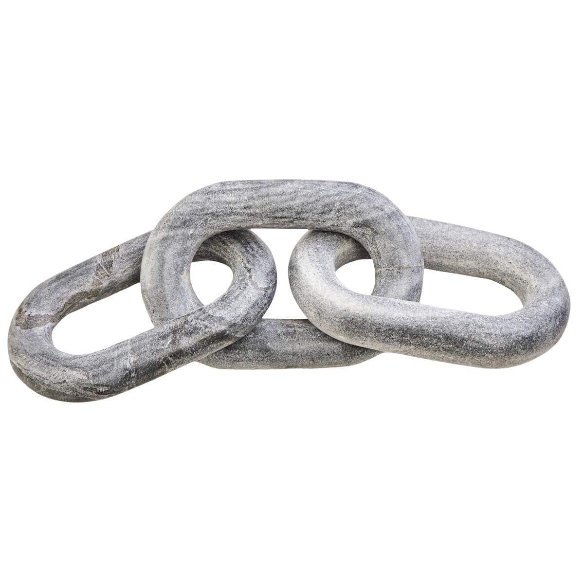 Hamilton Interiors Accessories Nason Grey Marble Three Link Chain House of Isabella UK
