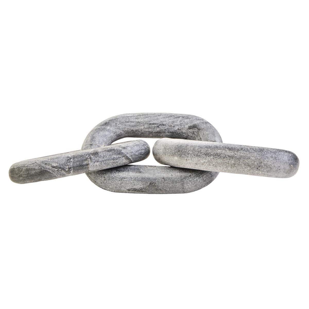 Hamilton Interiors Accessories Nason Grey Marble Three Link Chain House of Isabella UK
