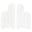 Hamilton Interiors Accessories Nason Set Of 2 White Marble Bookends House of Isabella UK
