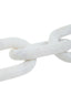 Hamilton Interiors Accessories Nason White Marble Three Link Chain Sculpture House of Isabella UK