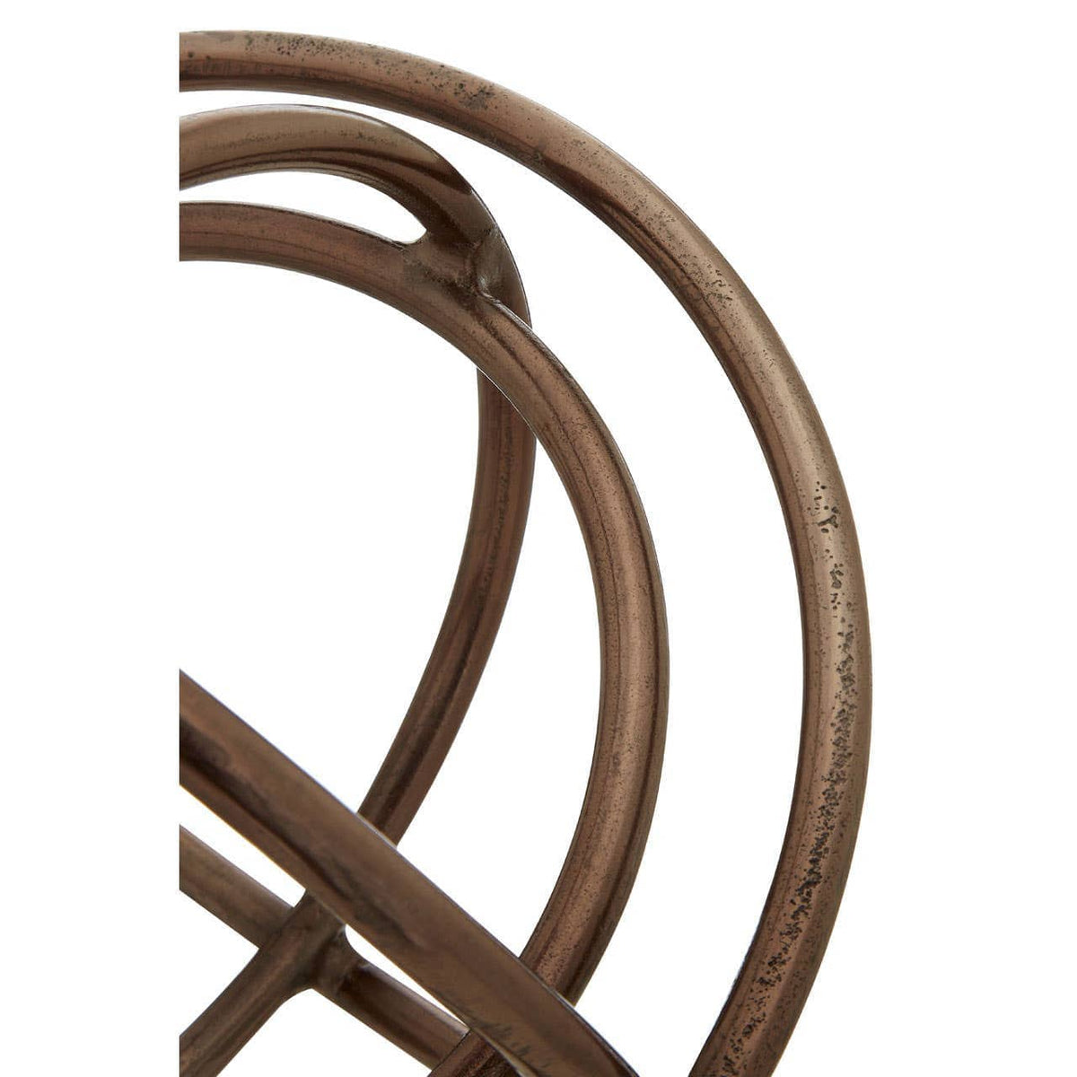 Hamilton Interiors Accessories Nexus Set of Two Bronze Finish Sphere Sculptures House of Isabella UK