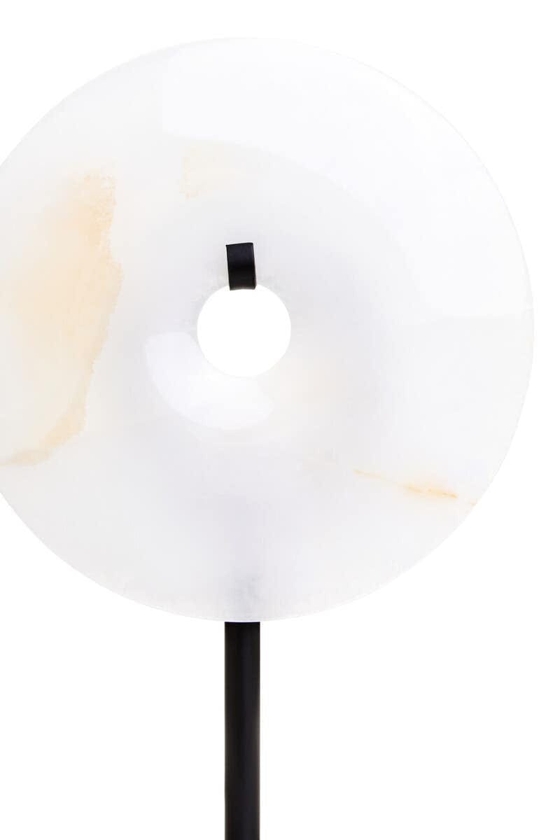Hamilton Interiors Accessories Oleena Extra Small Round Dia 15cm Onyx Disc Sculpture House of Isabella UK
