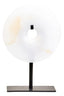 Hamilton Interiors Accessories Oleena Extra Small Round Dia 15cm Onyx Disc Sculpture House of Isabella UK