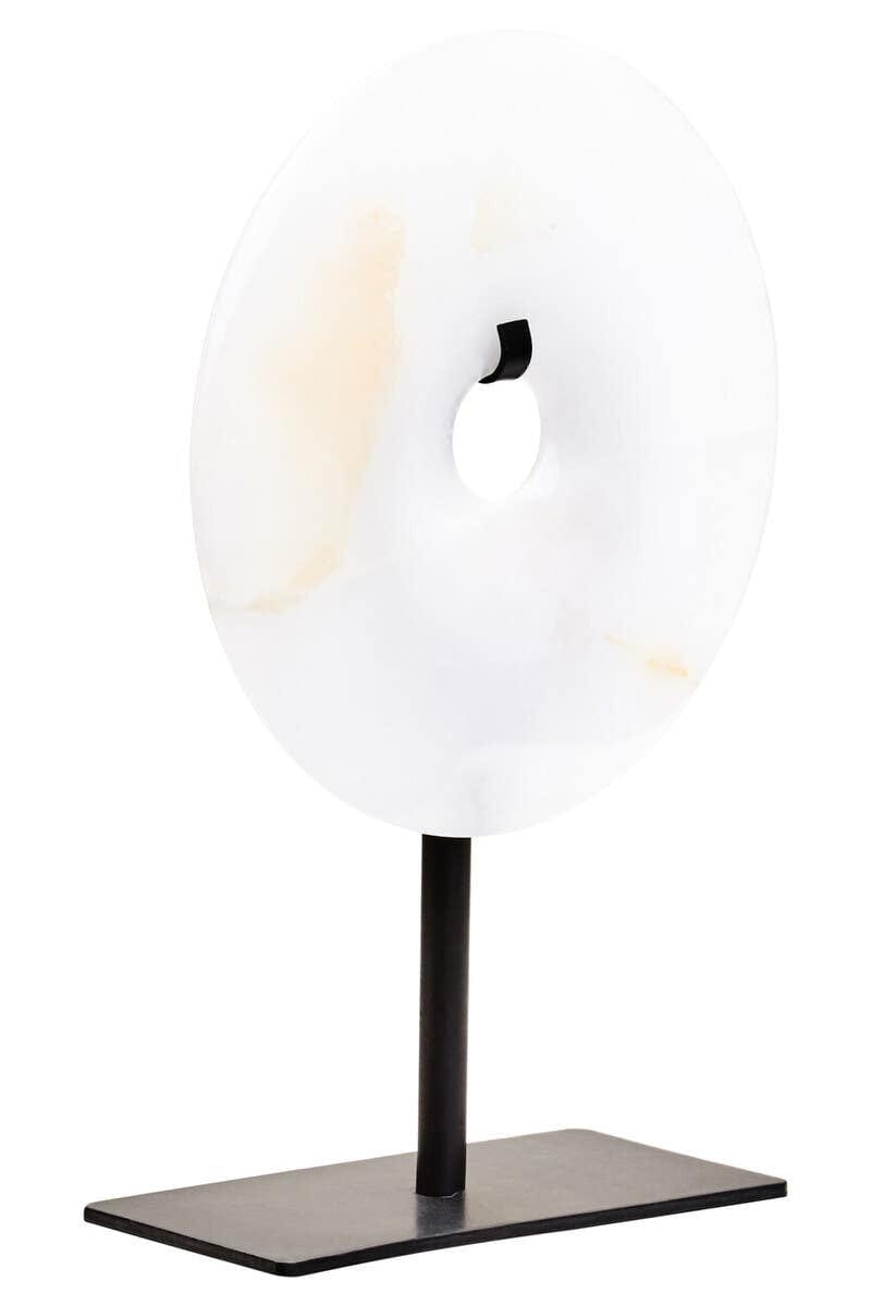 Hamilton Interiors Accessories Oleena Extra Small Round Dia 15cm Onyx Disc Sculpture House of Isabella UK