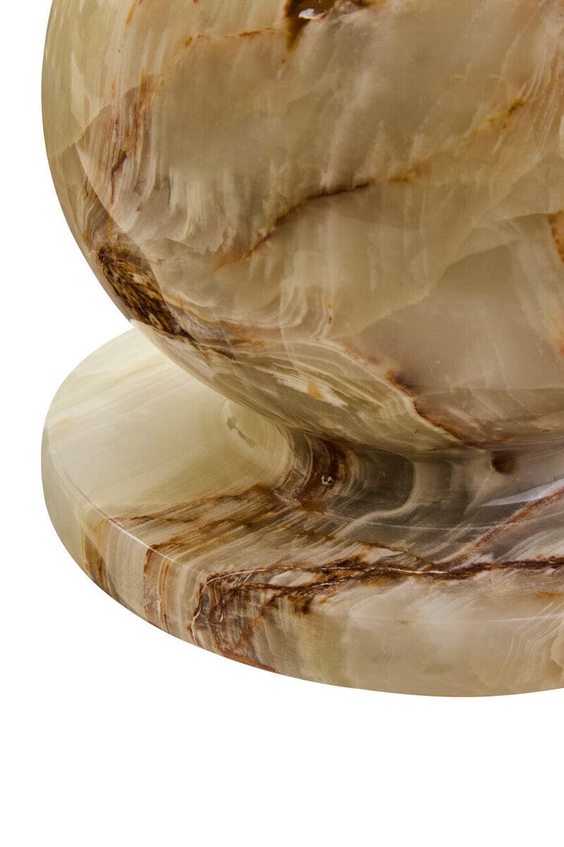 Hamilton Interiors Accessories Oleena Onyx Ball Sculpture House of Isabella UK