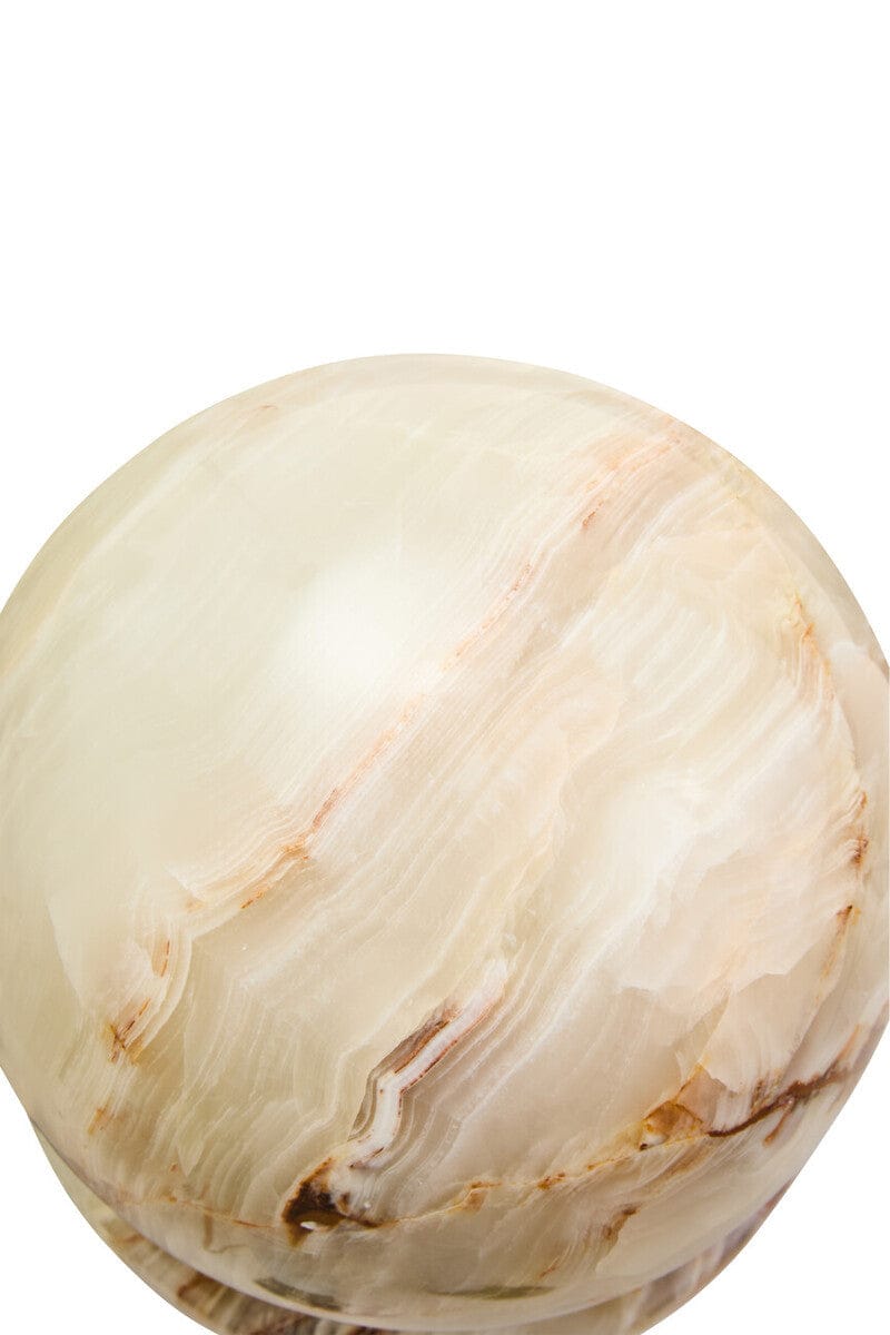 Hamilton Interiors Accessories Oleena Onyx Ball Sculpture House of Isabella UK