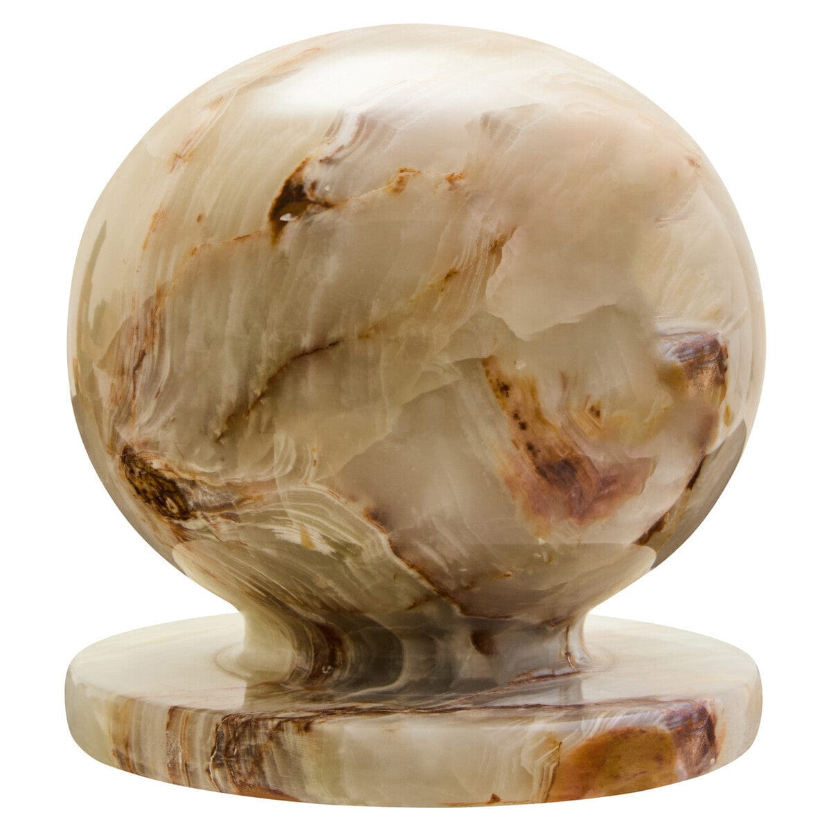 Hamilton Interiors Accessories Oleena Onyx Ball Sculpture House of Isabella UK