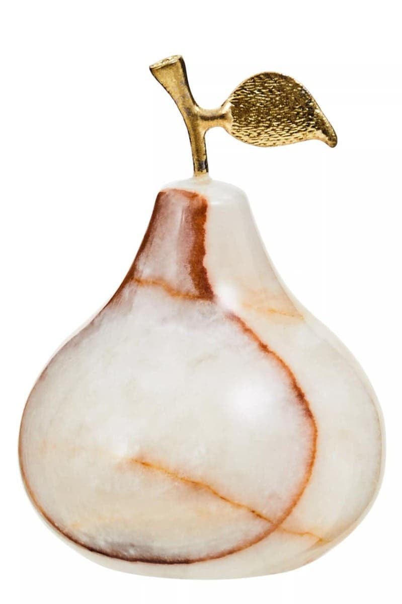 Hamilton Interiors Accessories Oleena Onyx Decorative Pear House of Isabella UK