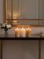Hamilton Interiors Accessories Oleena Set Of Three Onyx Tealight Holders House of Isabella UK