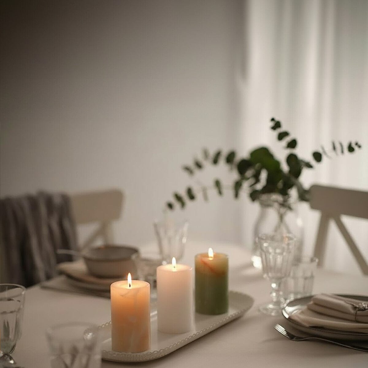 Hamilton Interiors Accessories Oleena Set Of Three Onyx Tealight Holders House of Isabella UK