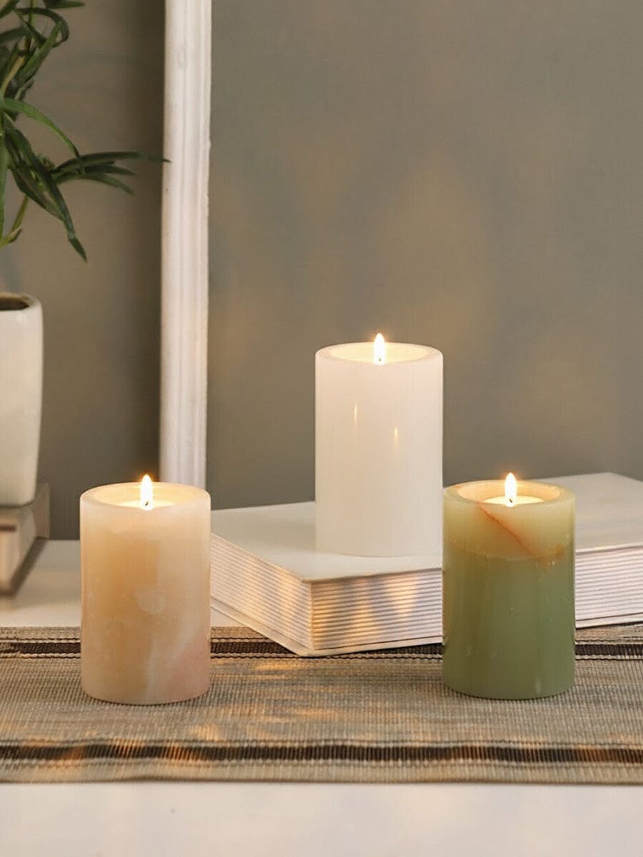 Hamilton Interiors Accessories Oleena Set Of Three Onyx Tealight Holders House of Isabella UK