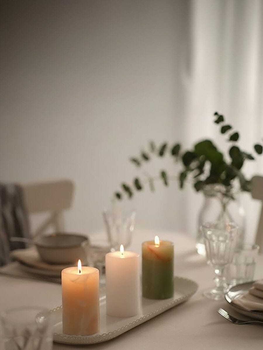 Hamilton Interiors Accessories Oleena Set Of Three Onyx Tealight Holders House of Isabella UK