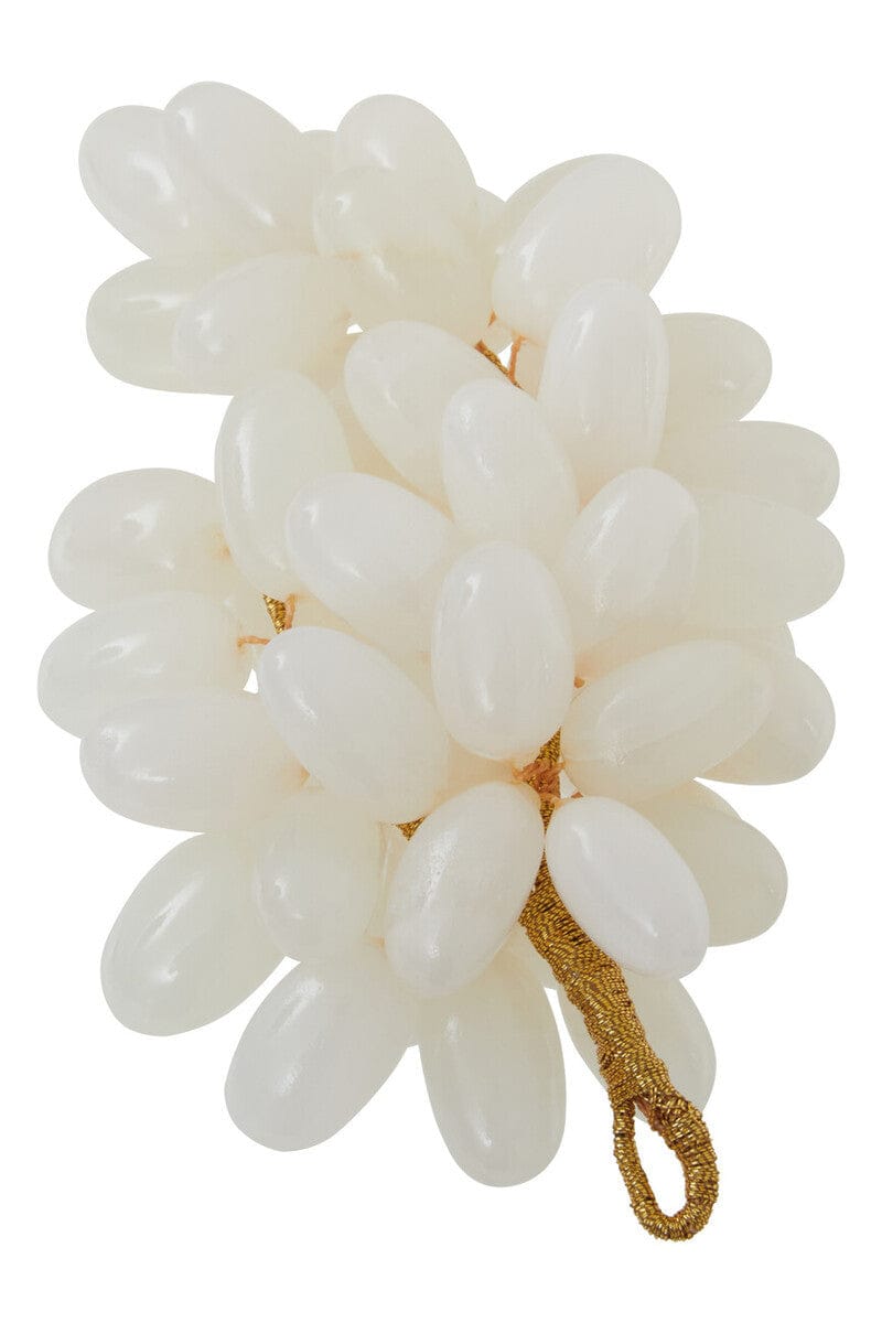 Hamilton Interiors Accessories Oleena White Onyx Decorative Grapes House of Isabella UK