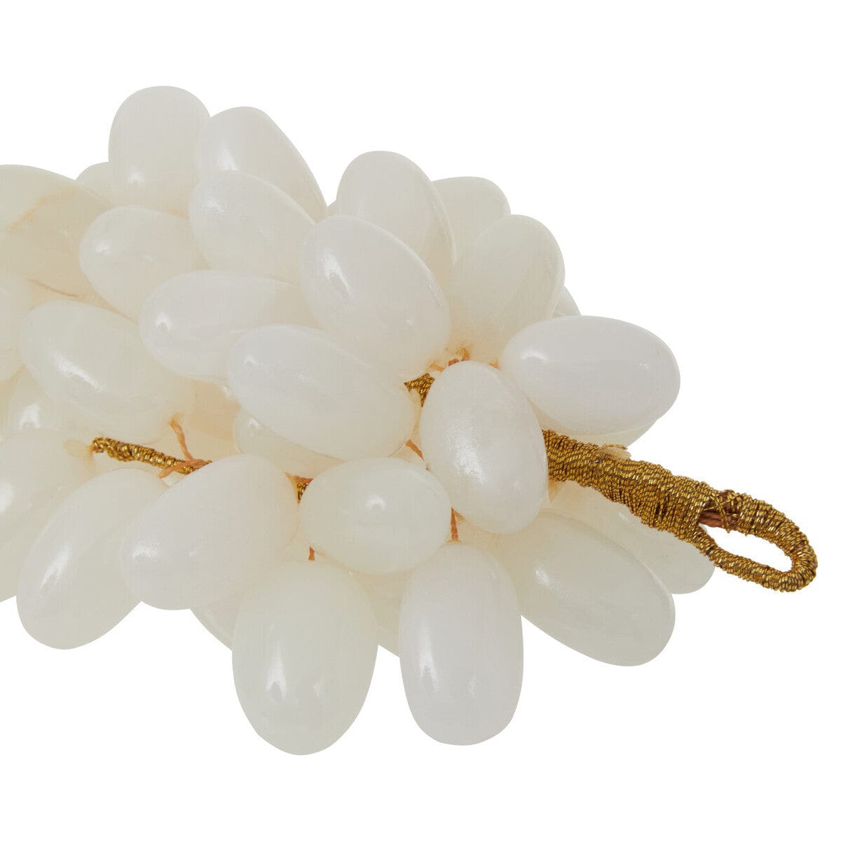 Hamilton Interiors Accessories Oleena White Onyx Decorative Grapes House of Isabella UK
