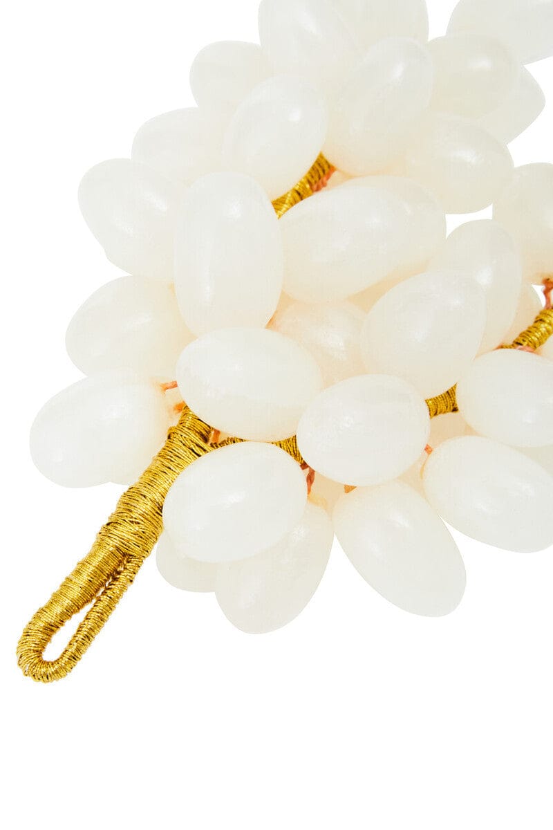 Hamilton Interiors Accessories Oleena White Onyx Decorative Grapes House of Isabella UK