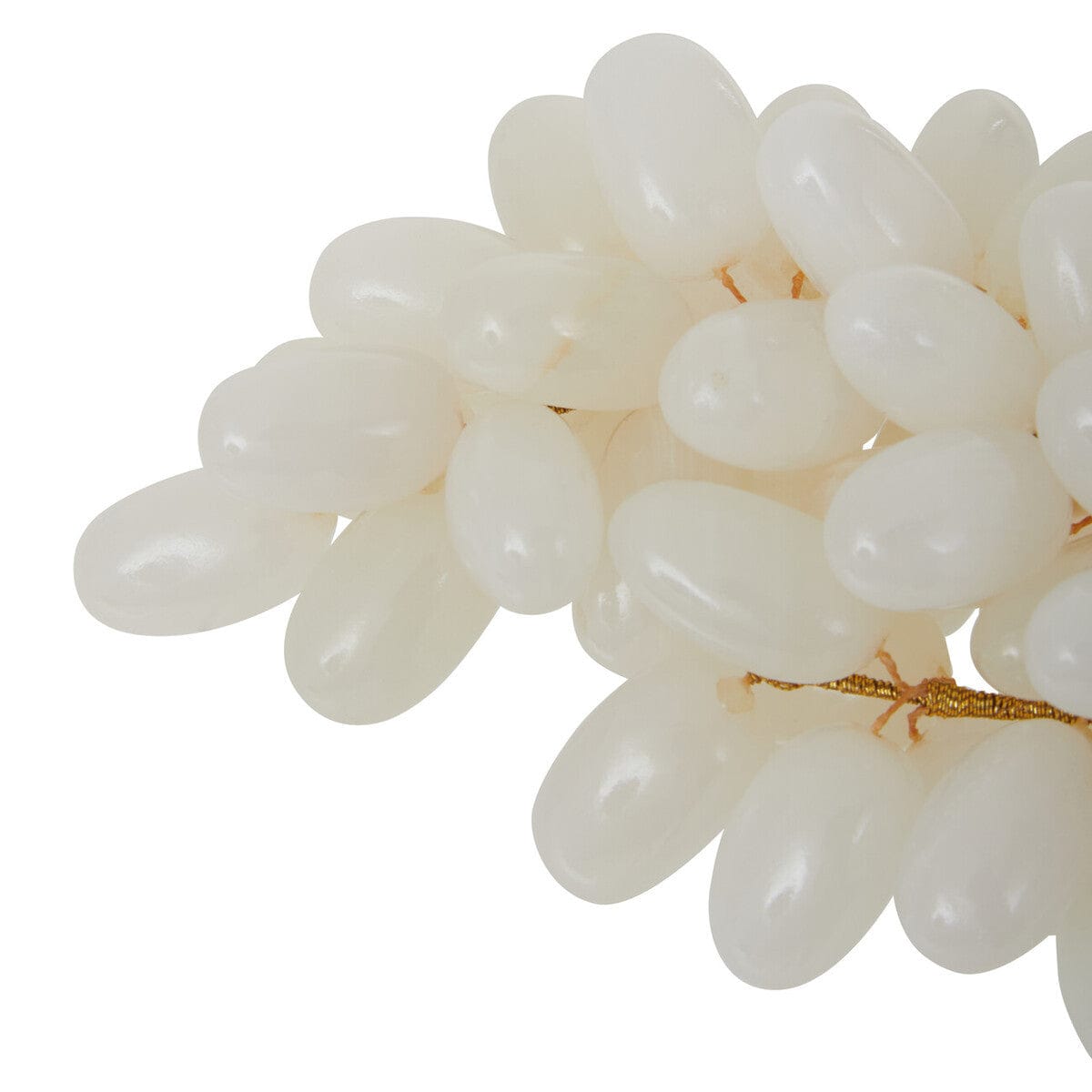 Hamilton Interiors Accessories Oleena White Onyx Decorative Grapes House of Isabella UK