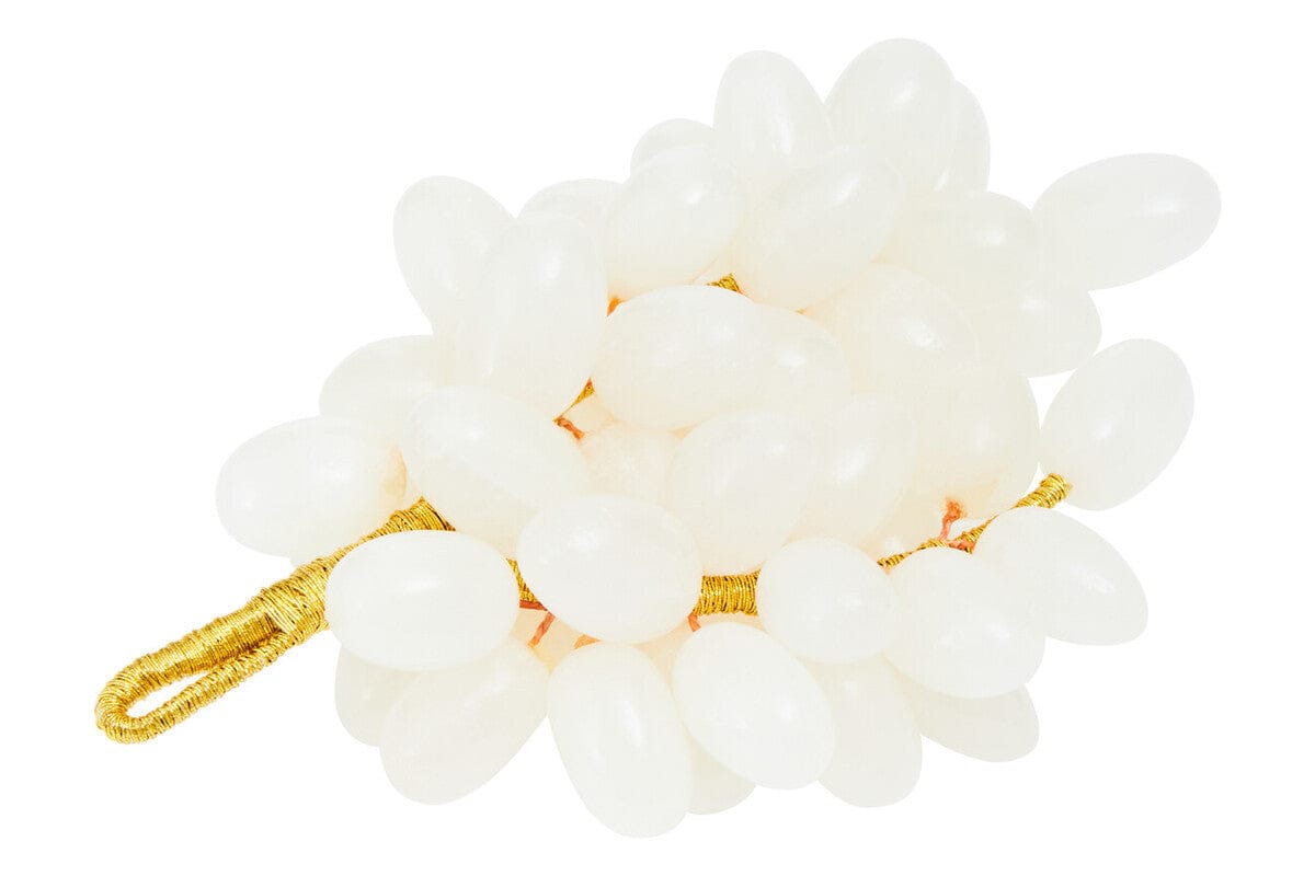 Hamilton Interiors Accessories Oleena White Onyx Decorative Grapes House of Isabella UK