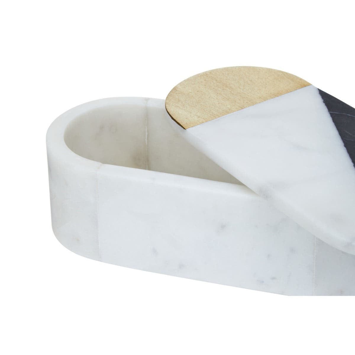 Hamilton Interiors Accessories Omari Oblong Marble Trinket Box House of Isabella UK