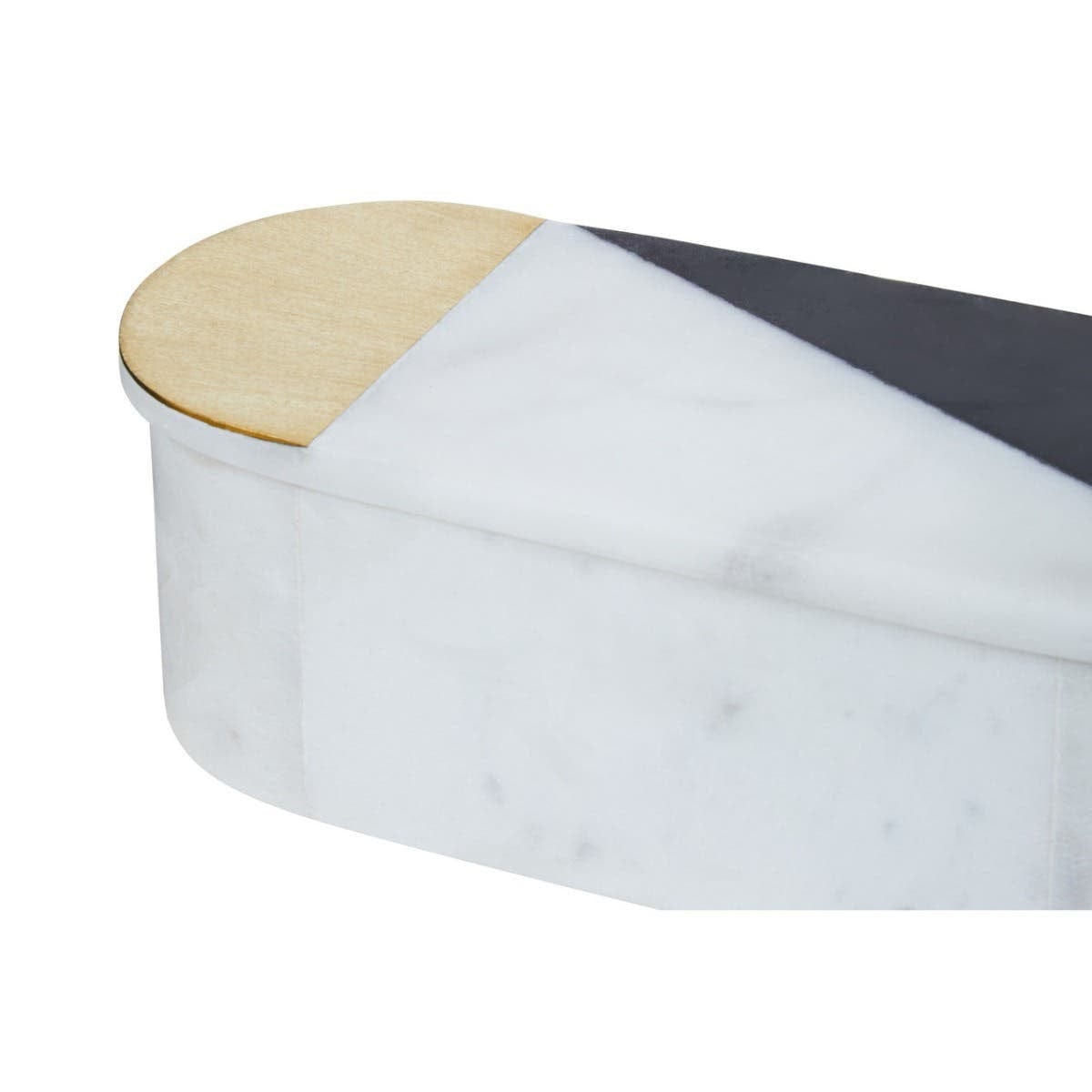 Hamilton Interiors Accessories Omari Oblong Marble Trinket Box House of Isabella UK