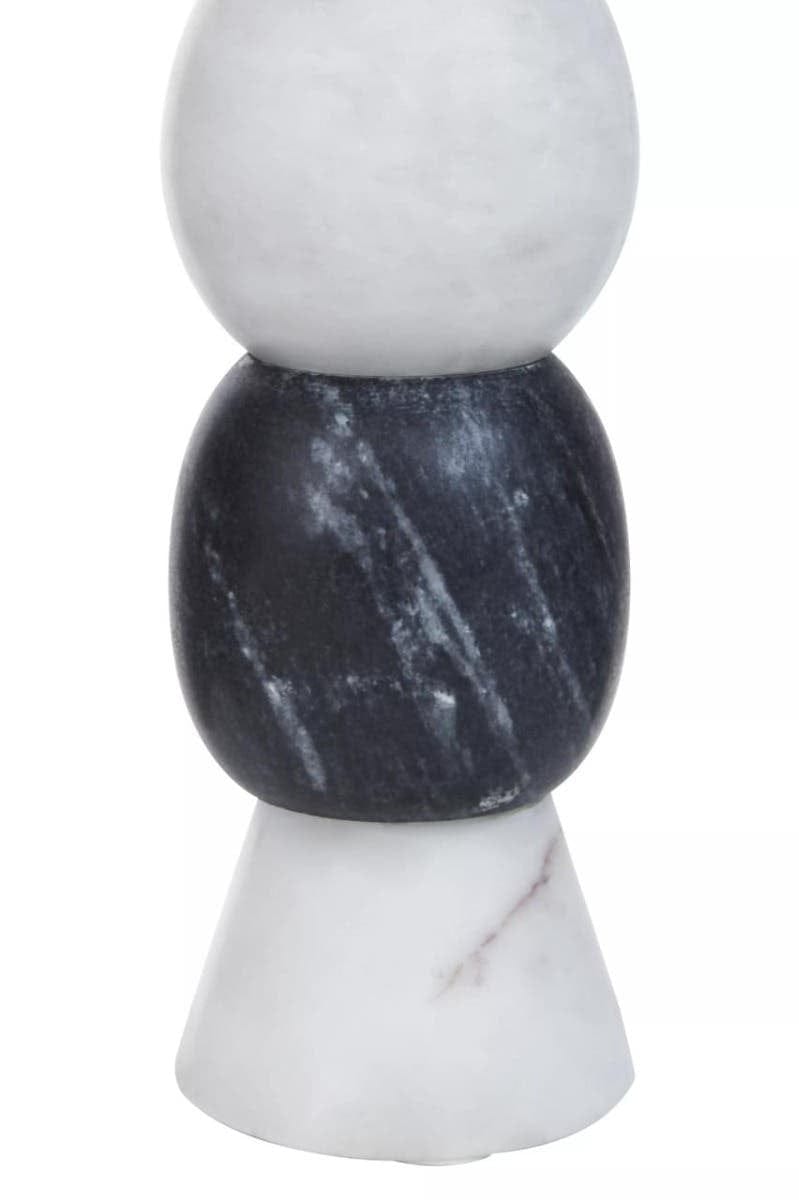 Hamilton Interiors Accessories Oxana Layered Marble Candle Holder House of Isabella UK