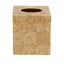 Hamilton Interiors Accessories Palu Beige Seashell Square Tissue Box House of Isabella UK