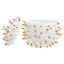 Hamilton Interiors Accessories Picos White and Gold Spikes Small Box House of Isabella UK