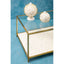 Hamilton Interiors Accessories Picos White and Gold Spikes Small Box House of Isabella UK