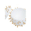 Hamilton Interiors Accessories Picos White and Gold Spikes Small Box House of Isabella UK