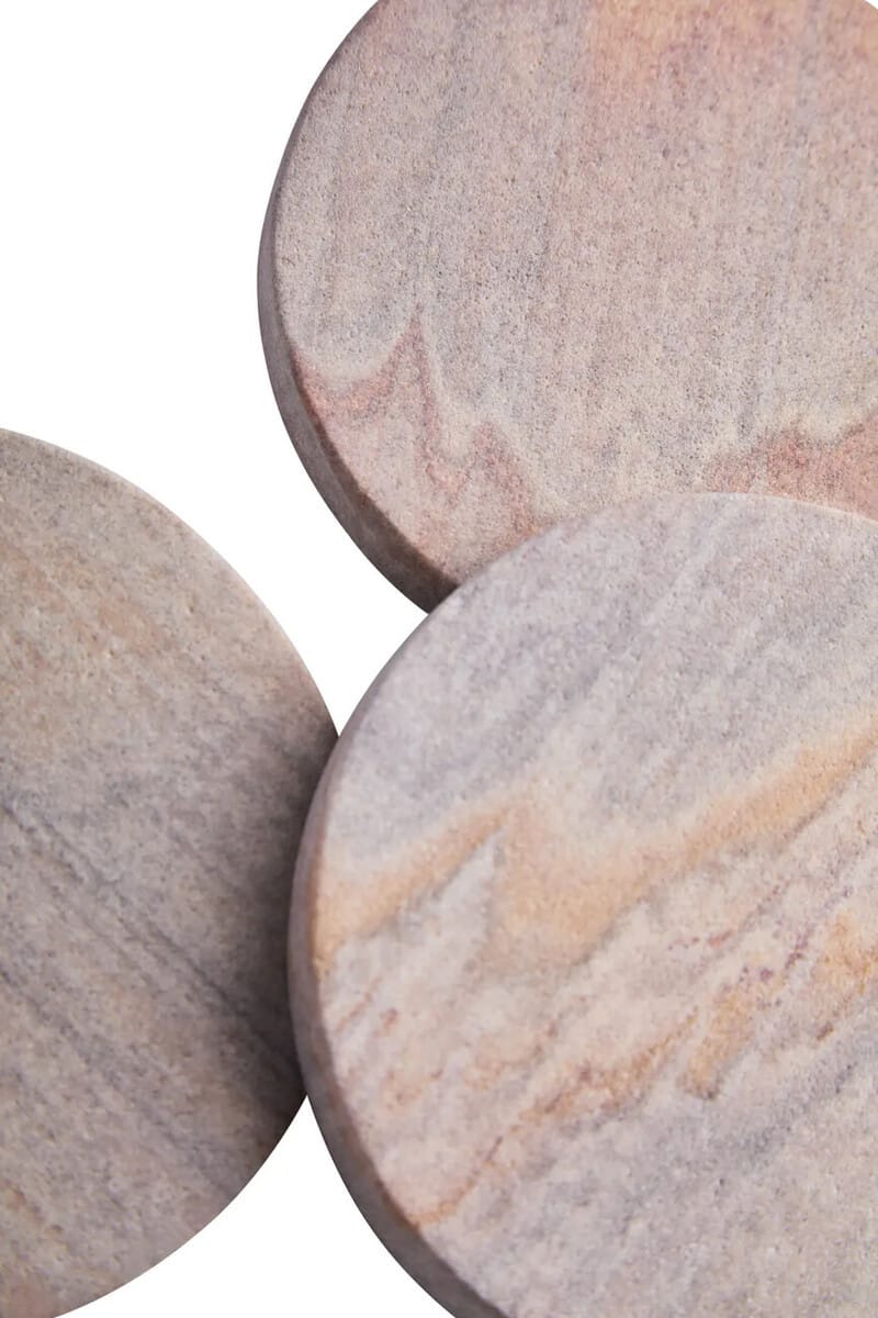 Hamilton Interiors Accessories Pietra Set of Four Rainbow Sandstone Coasters House of Isabella UK