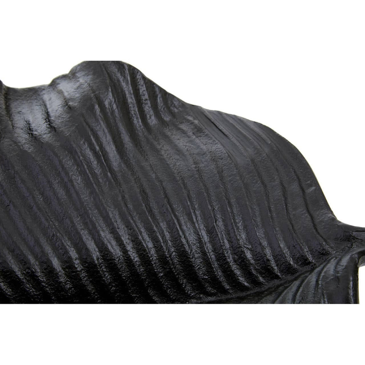 Hamilton Interiors Accessories Prato Black Finish Leaf Dish House of Isabella UK