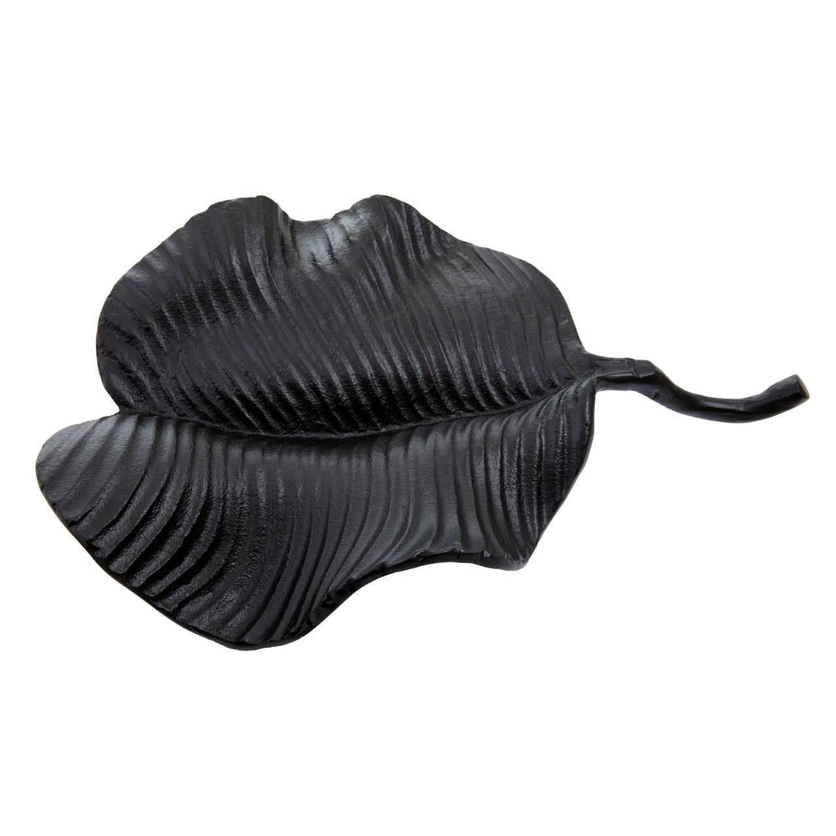 Hamilton Interiors Accessories Prato Black Finish Leaf Dish House of Isabella UK