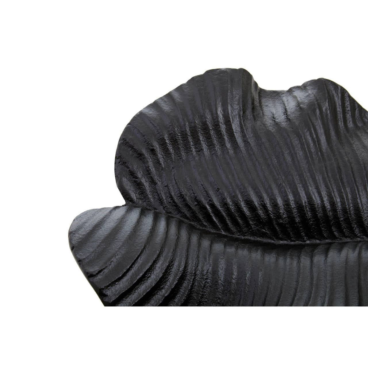 Hamilton Interiors Accessories Prato Black Finish Leaf Dish House of Isabella UK