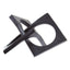 Hamilton Interiors Accessories Prato Black Finish Square Knot Sculpture House of Isabella UK