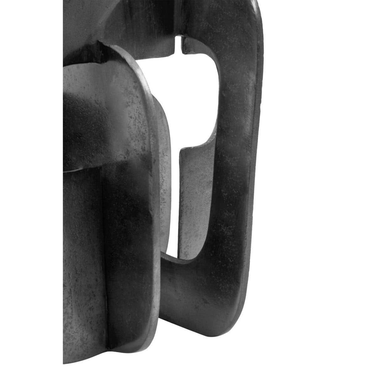 Hamilton Interiors Accessories Prato Black Nickel Abstract Sculpture House of Isabella UK
