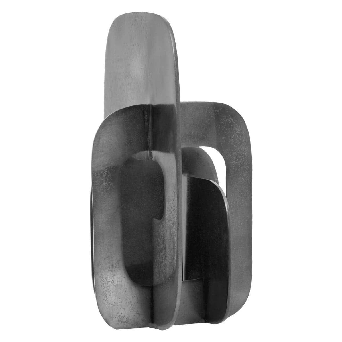 Hamilton Interiors Accessories Prato Black Nickel Abstract Sculpture House of Isabella UK