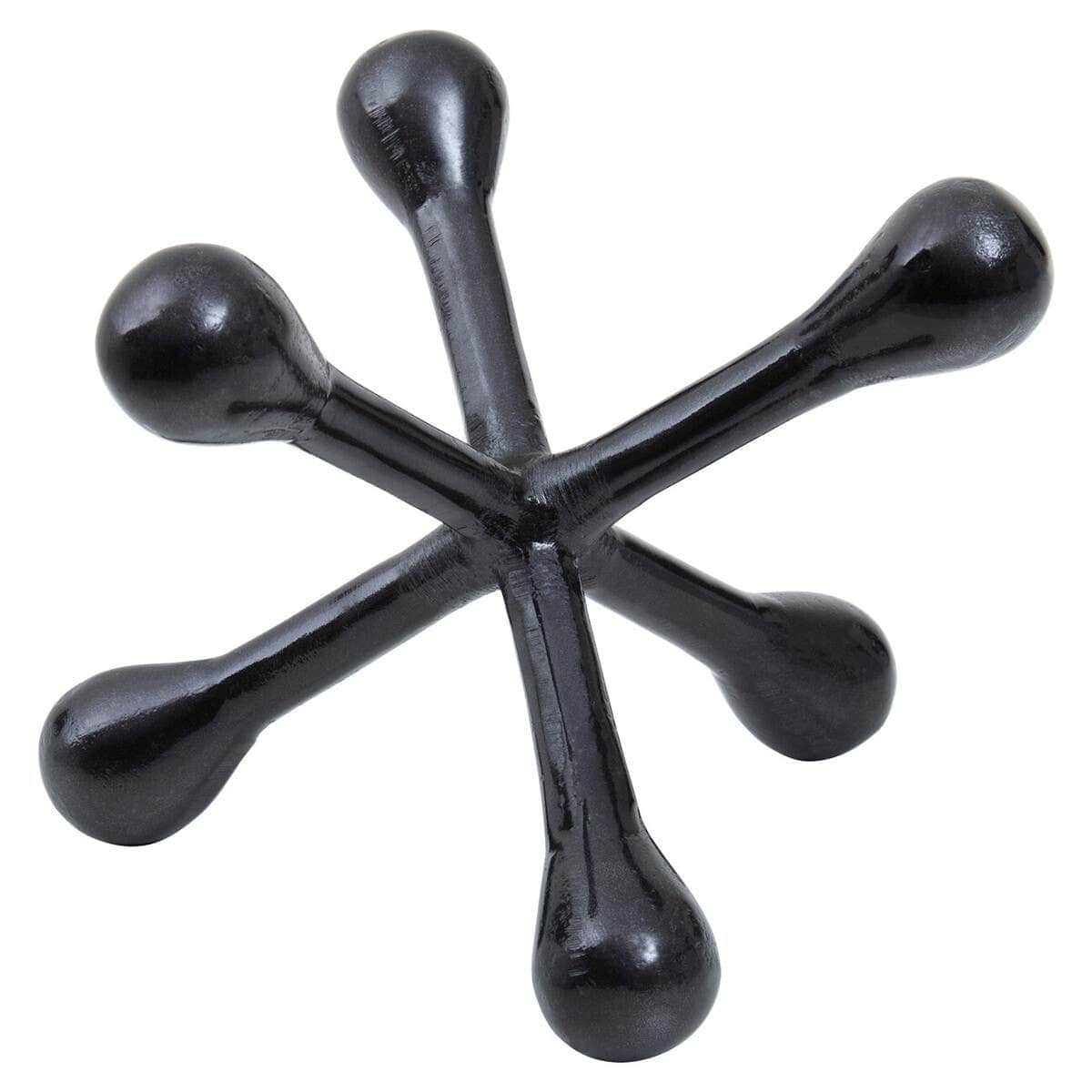 Hamilton Interiors Accessories Prato Black Nickel Finish Jack Sculpture House of Isabella UK