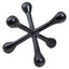 Hamilton Interiors Accessories Prato Black Nickel Finish Jack Sculpture House of Isabella UK