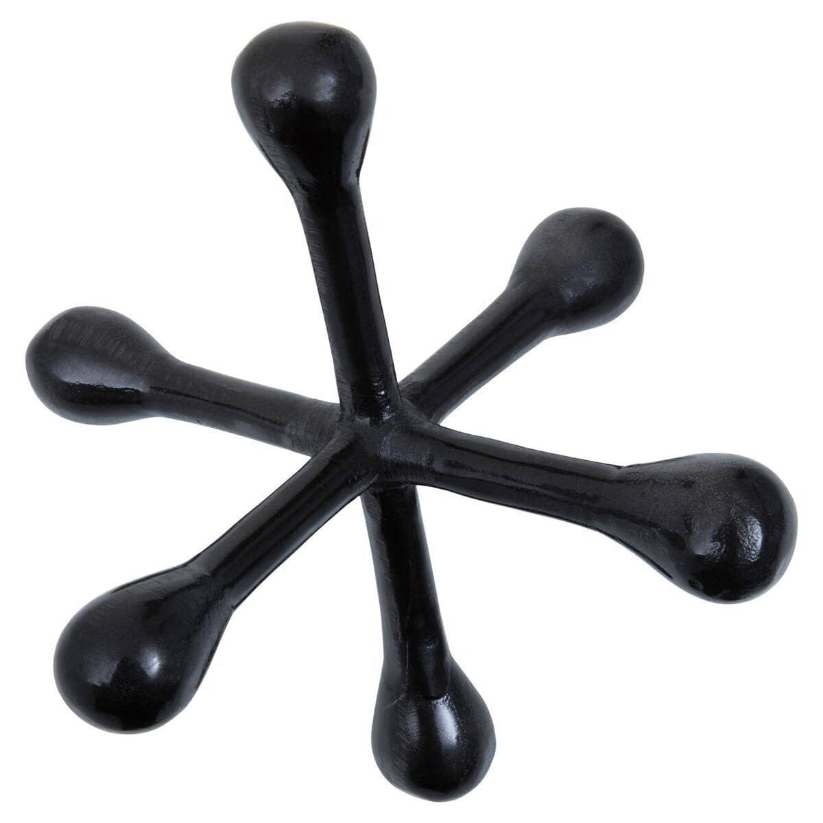 Hamilton Interiors Accessories Prato Black Nickel Finish Jack Sculpture House of Isabella UK