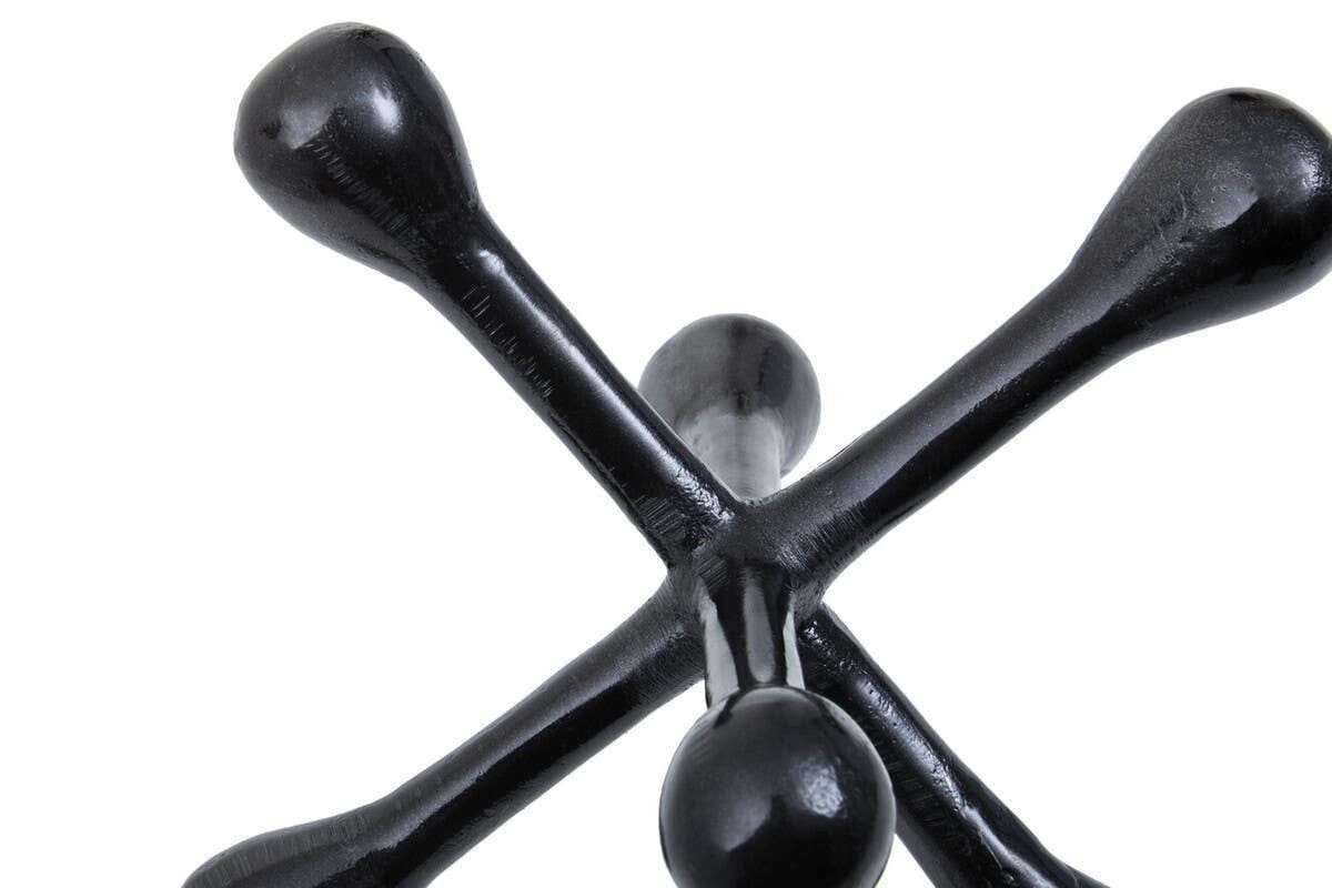 Hamilton Interiors Accessories Prato Black Nickel Finish Jack Sculpture House of Isabella UK