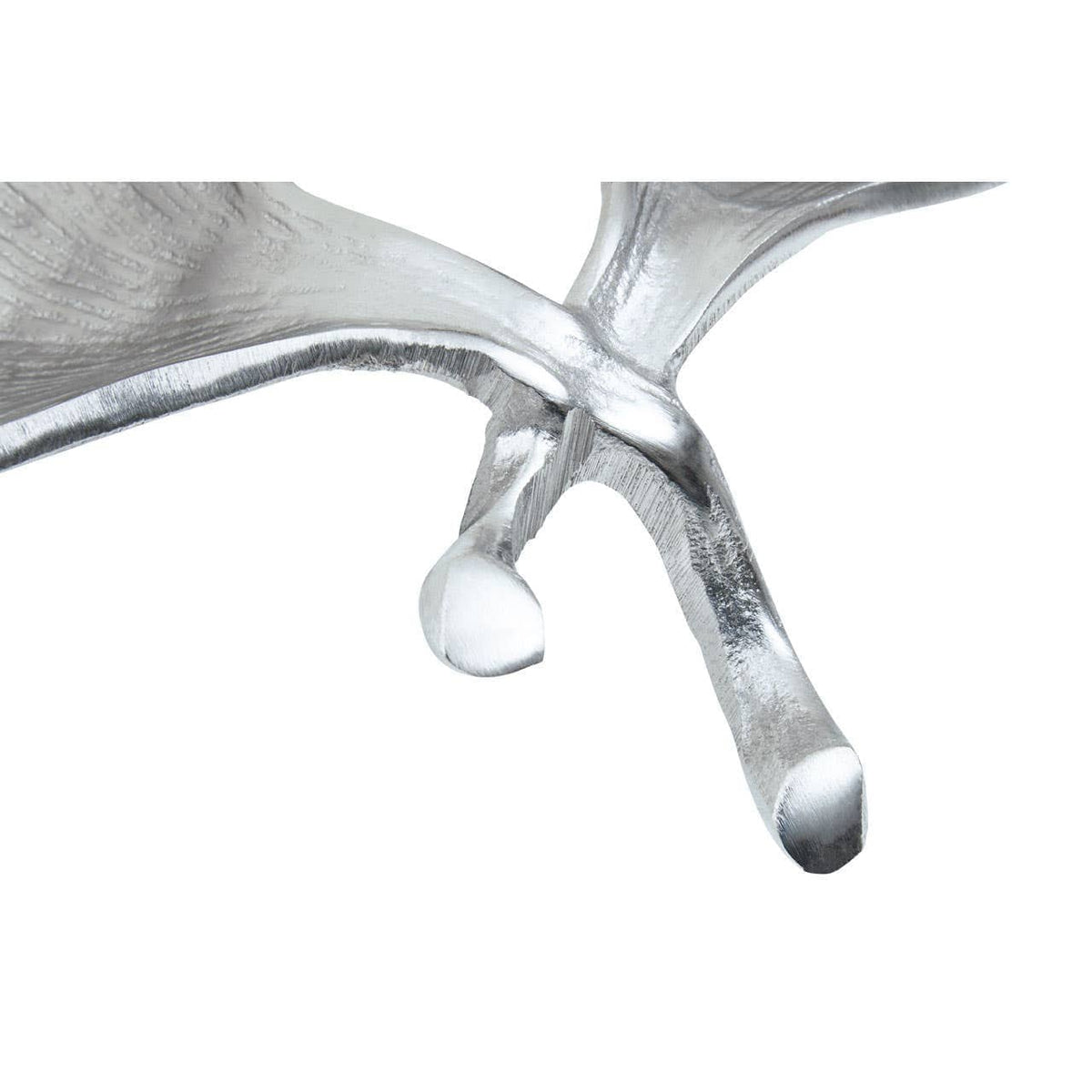 Hamilton Interiors Accessories Prato Ginkgo Silver Finish Dish House of Isabella UK