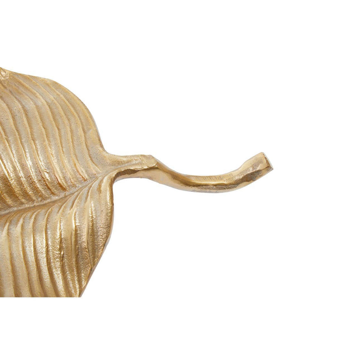 Hamilton Interiors Accessories Prato Gold Finish Aluminium Leaf Dish House of Isabella UK