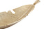 Hamilton Interiors Accessories Prato Gold Finish Curved Leaf Dish House of Isabella UK